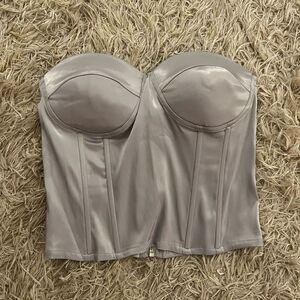 Akira satin corset size small NWT